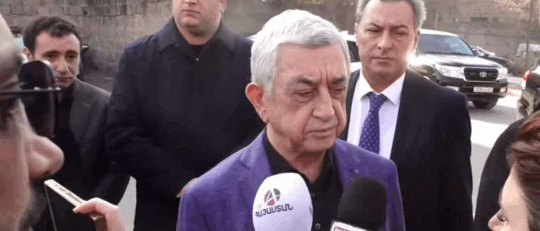 Ես չեմ տեսնում խաղաղություն, ուղղակի չեմ տեսնում. Սերժ Սարգսյան